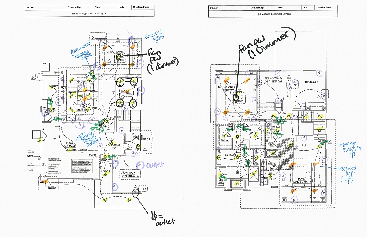 New home floor plans | © Life in Sonoma Wine Country - http://www.lifeinsonomawinecountry.com