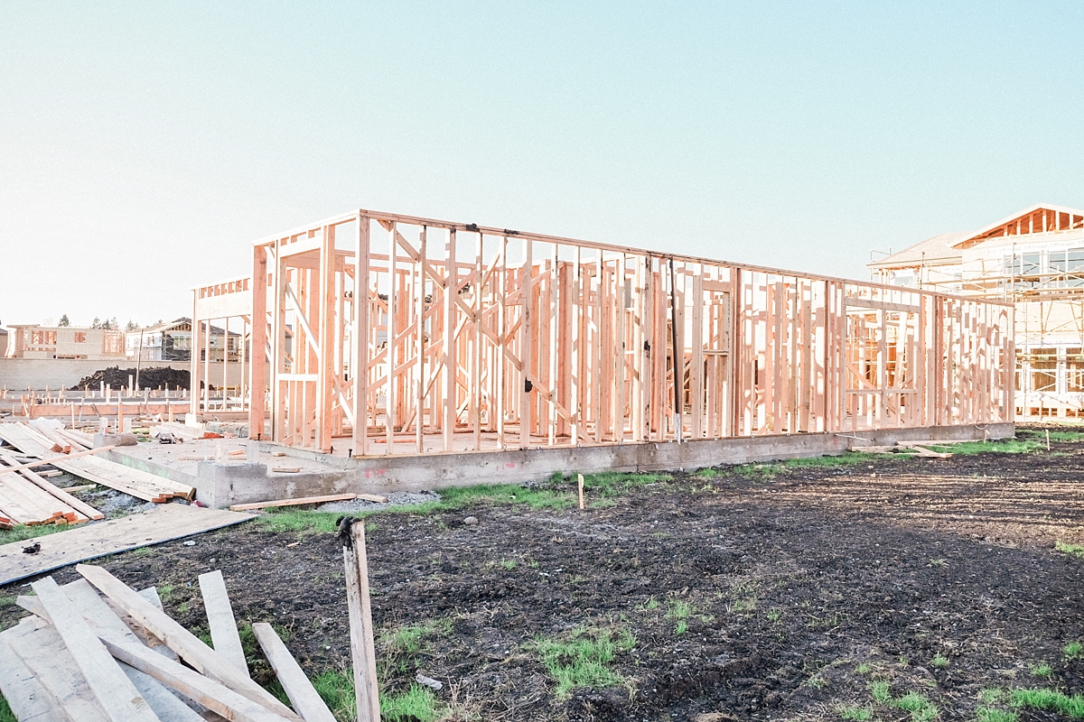 First Floor House Framing | © Life in Sonoma Wine Country - http://www.lifeinsonomawinecountry.com