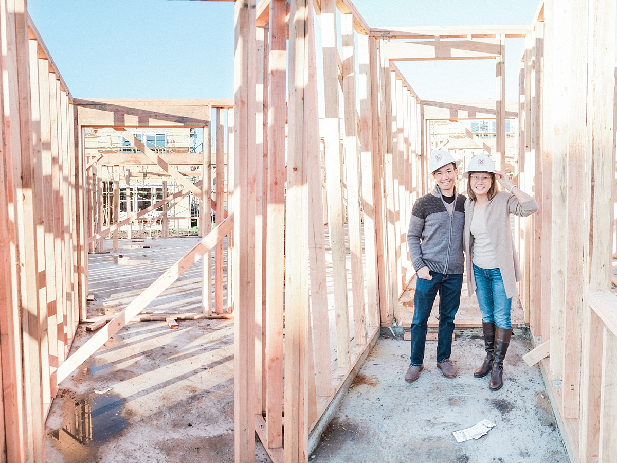 First Floor House Framing | © Life in Sonoma Wine Country - http://www.lifeinsonomawinecountry.com