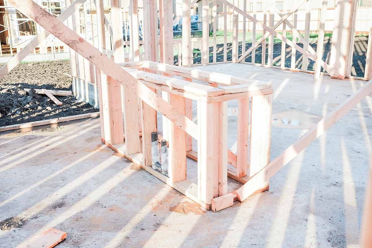 First Floor House Framing | © Life in Sonoma Wine Country - http://www.lifeinsonomawinecountry.com