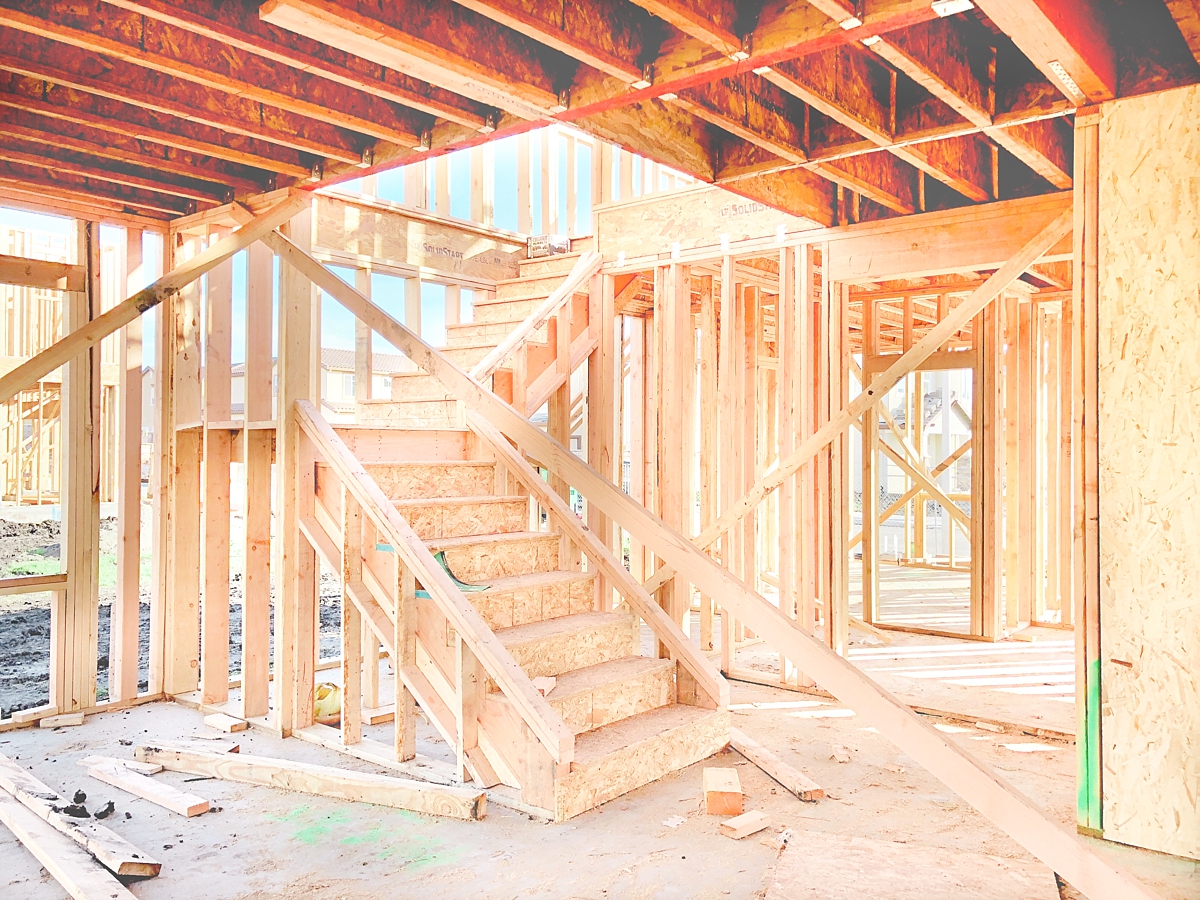 Second Floor House Framing | © Life in Sonoma Wine Country - http://www.lifeinsonomawinecountry.com