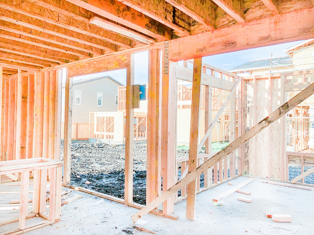 Second Floor House Framing | © Life in Sonoma Wine Country - http://www.lifeinsonomawinecountry.com