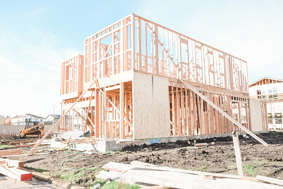 Second Floor House Framing | © Life in Sonoma Wine Country - http://www.lifeinsonomawinecountry.com