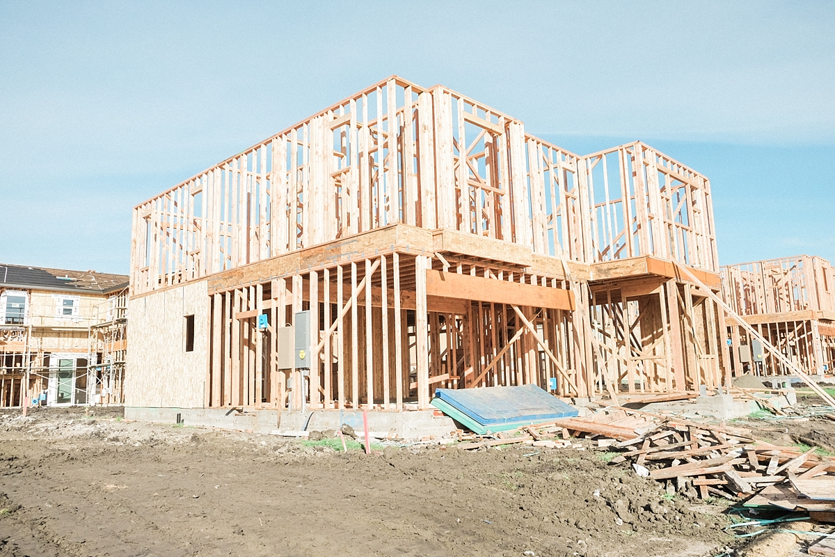 Second Floor House Framing | © Life in Sonoma Wine Country - http://www.lifeinsonomawinecountry.com