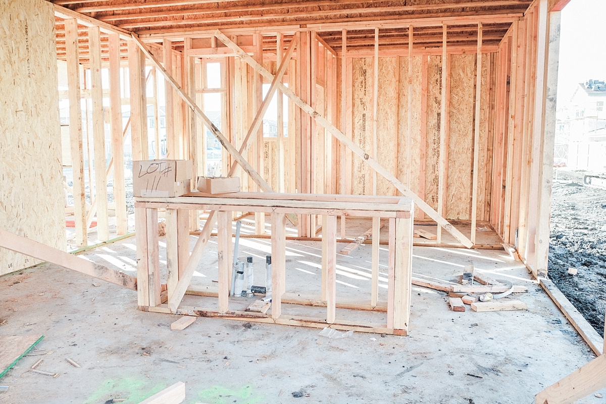 Second Floor House Framing | © Life in Sonoma Wine Country - http://www.lifeinsonomawinecountry.com