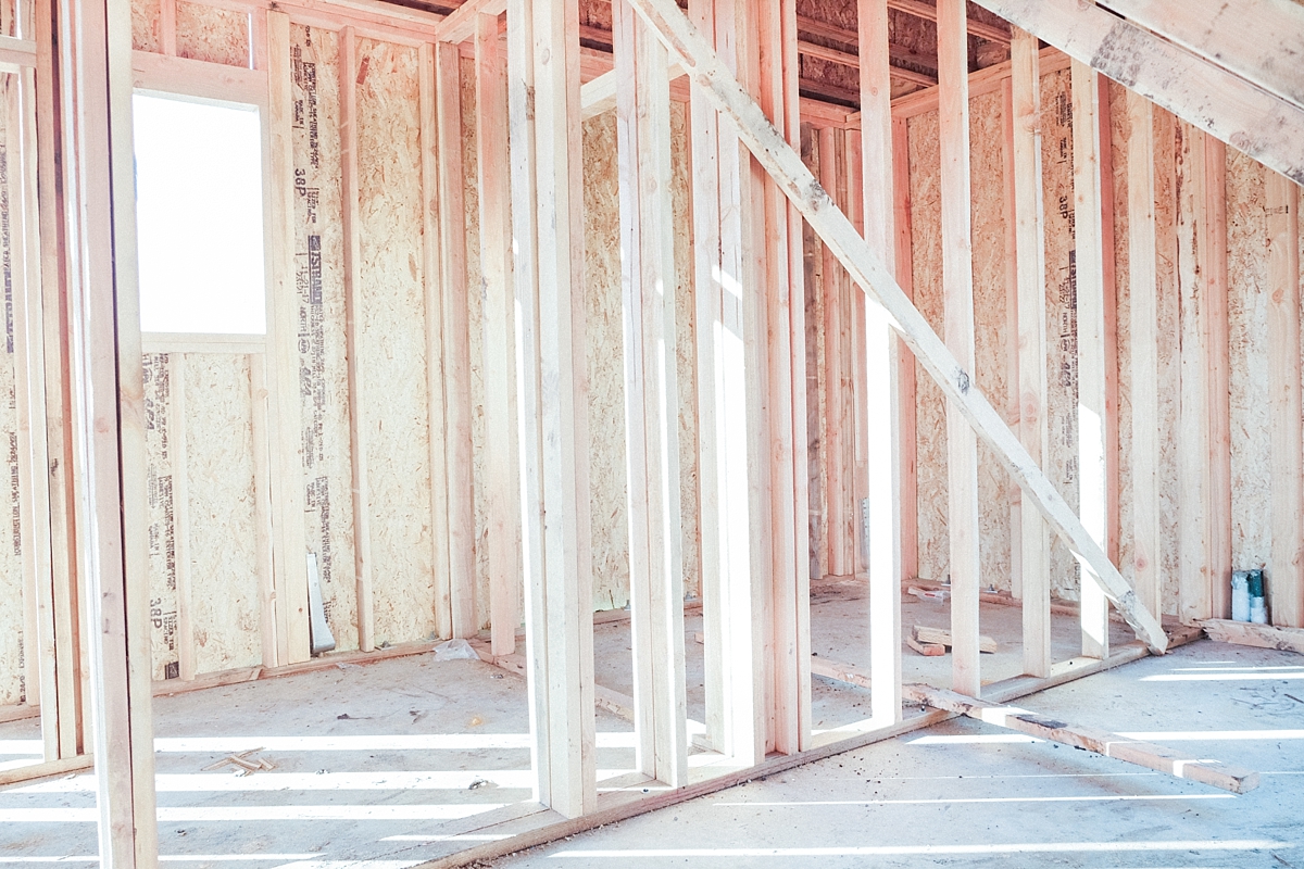 Second Floor House Framing | © Life in Sonoma Wine Country - http://www.lifeinsonomawinecountry.com