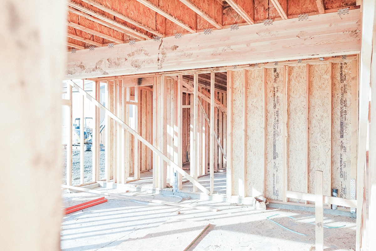 Second Floor House Framing | © Life in Sonoma Wine Country - http://www.lifeinsonomawinecountry.com