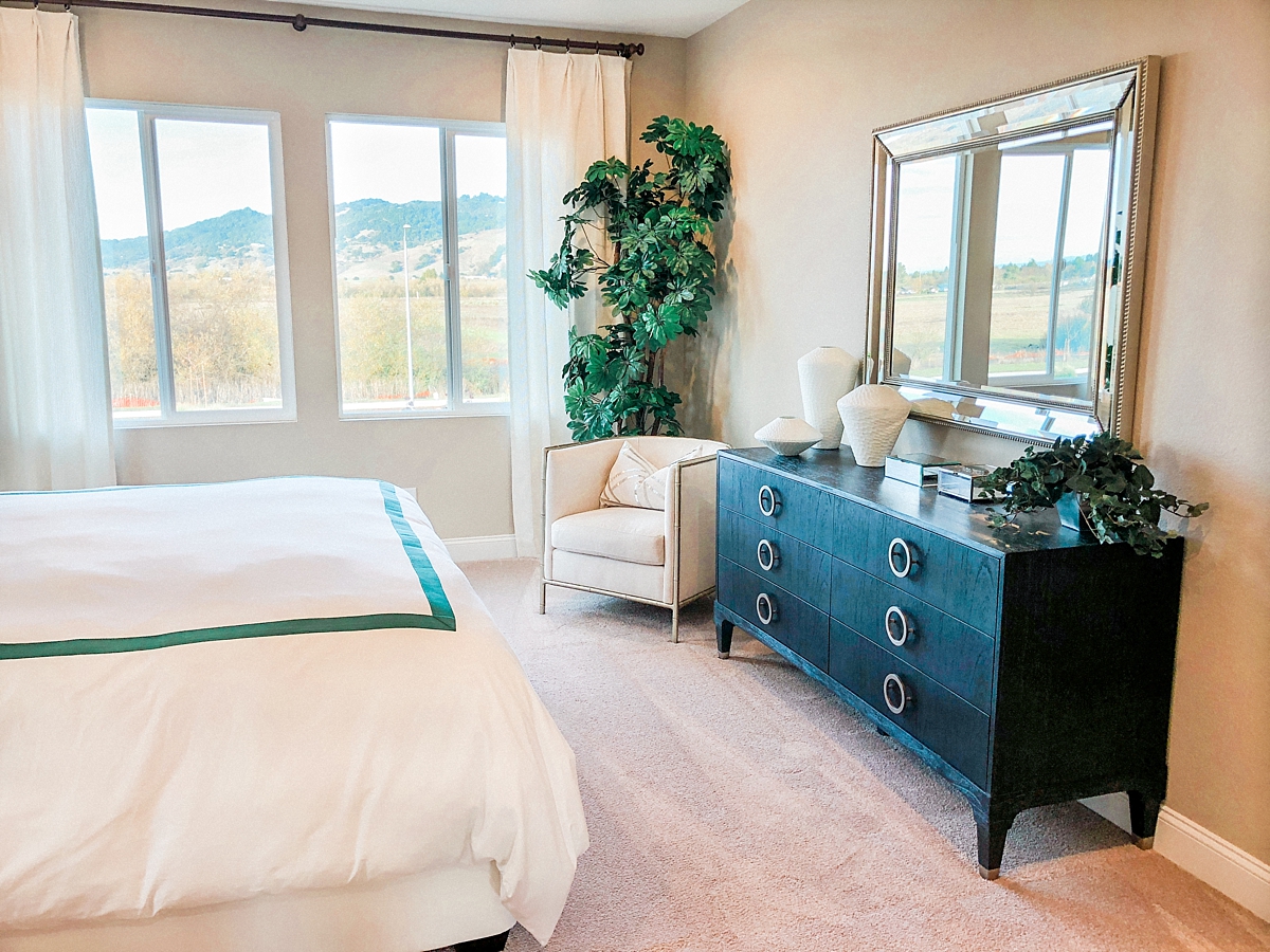 Model Home - Master Bedroom | © Life in Sonoma Wine Country - http://www.lifeinsonomawinecountry.com