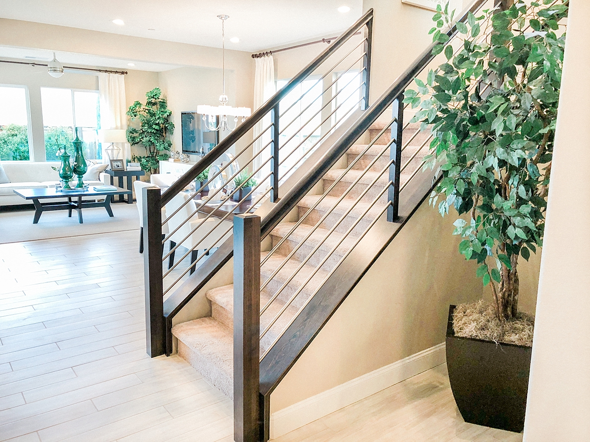 Model Home - Stairs | © Life in Sonoma Wine Country - http://www.lifeinsonomawinecountry.com