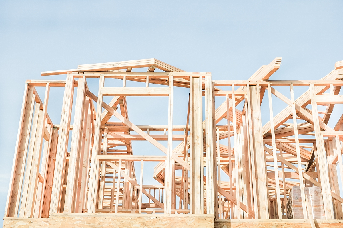 Roof Trusses going up next | © Life in Sonoma Wine Country - http://www.lifeinsonomawinecountry.com