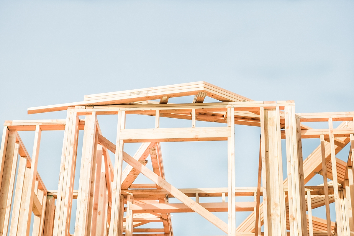 Roof Trusses going up next | © Life in Sonoma Wine Country - http://www.lifeinsonomawinecountry.com