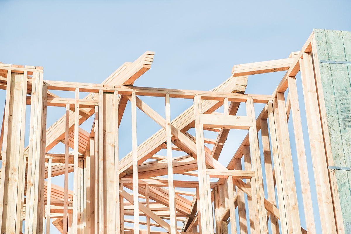 Roof Trusses going up next | © Life in Sonoma Wine Country - http://www.lifeinsonomawinecountry.com