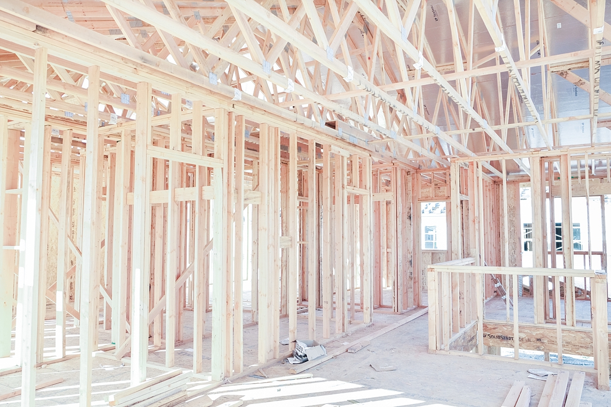 Laundry room, guest bathroom and bedrooms