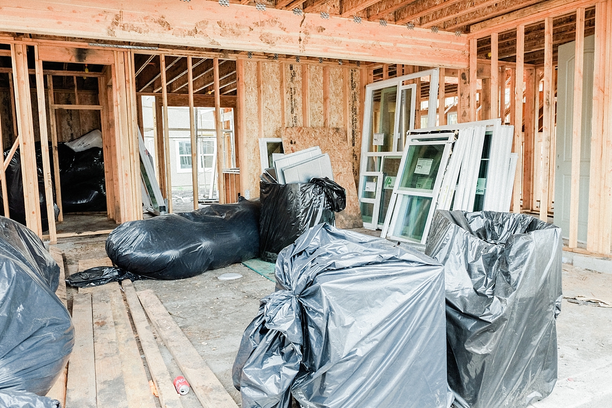 Window screens in garage