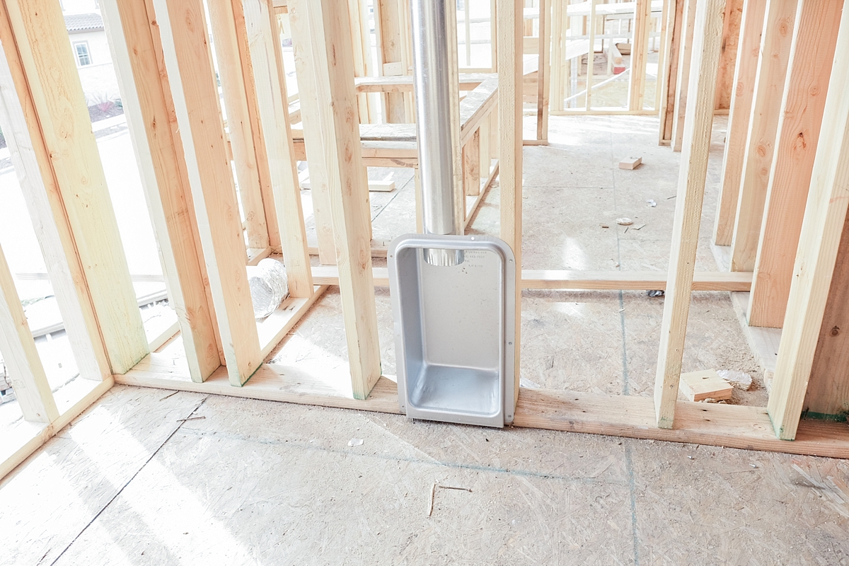 Air vent for dryer in laundry room