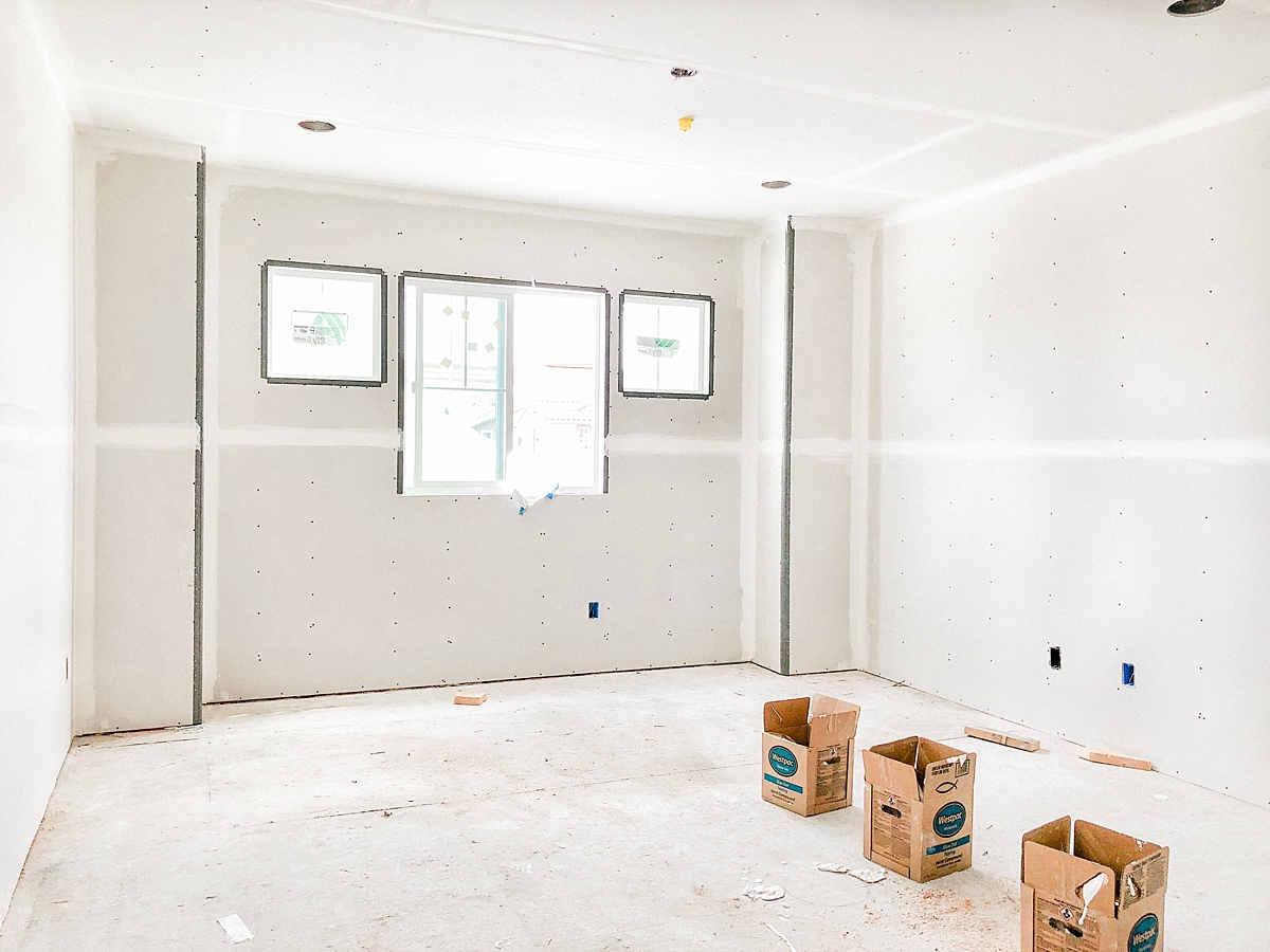 Interior drywall - upstairs loft