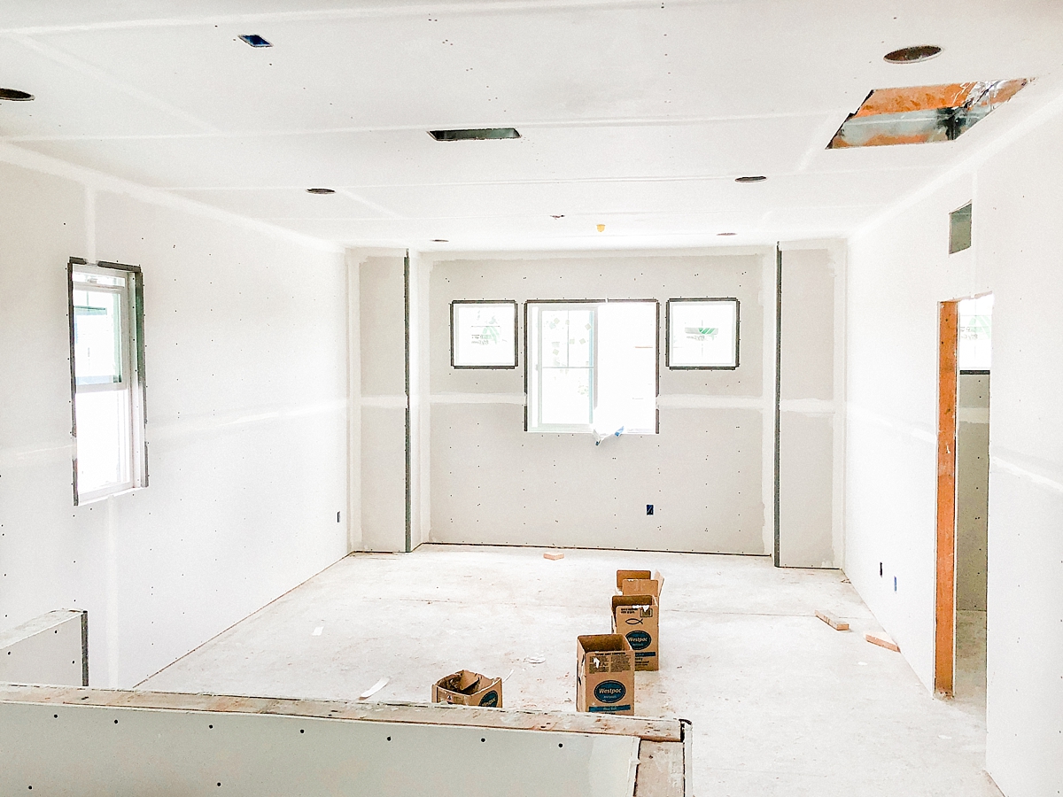 Interior drywall - upstairs loft