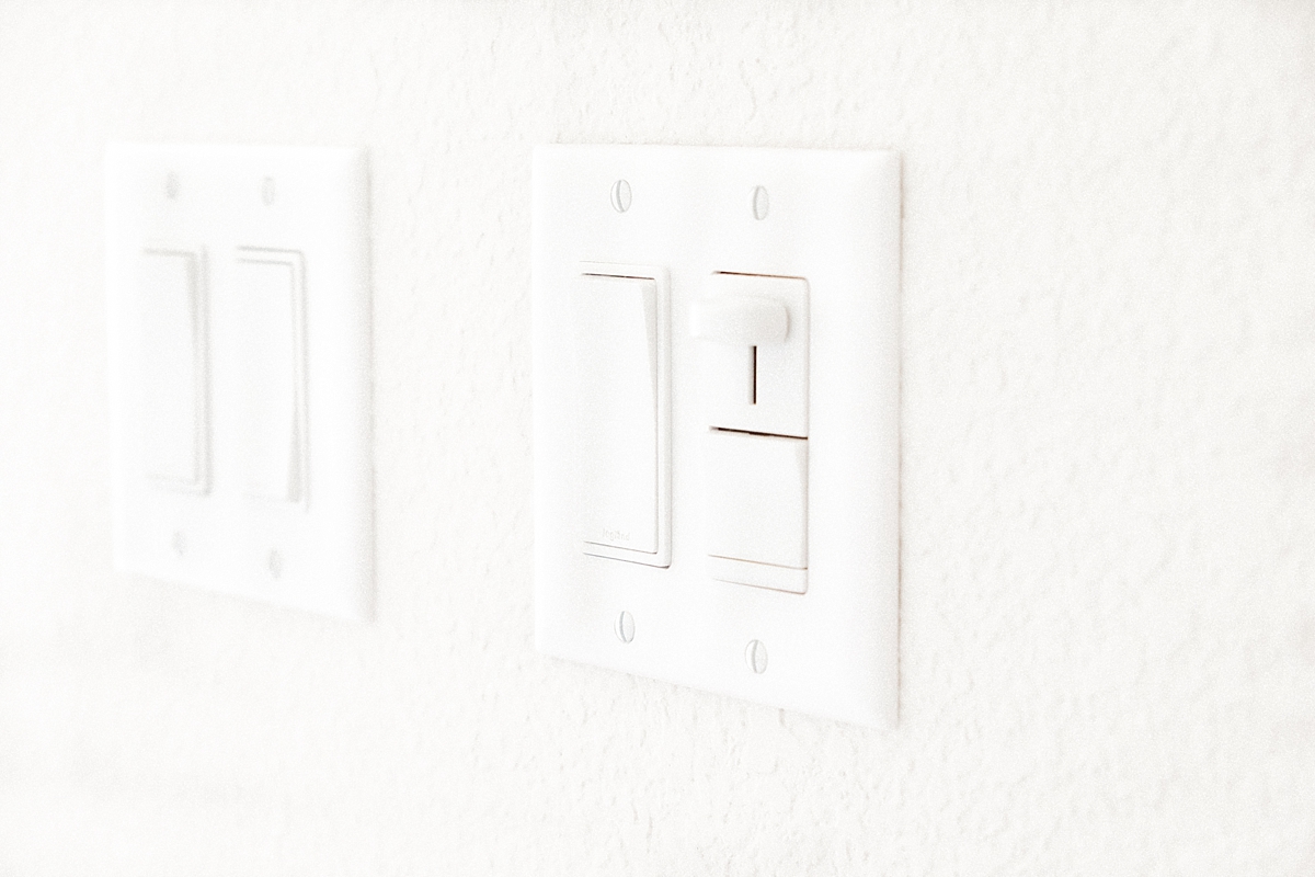 Light switches with dimmer