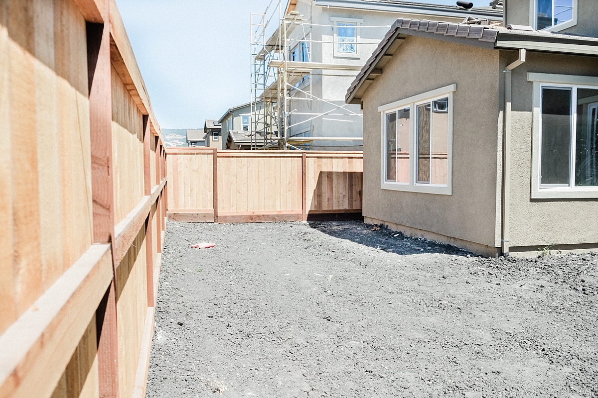 Backside of the house, view from backyard