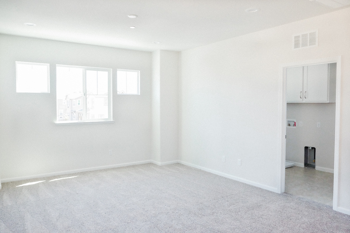 Upstairs loft and laundry room