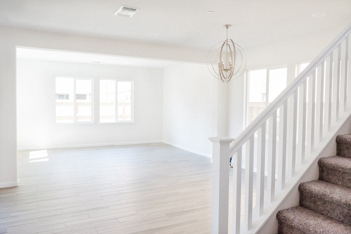 Great room and dining room